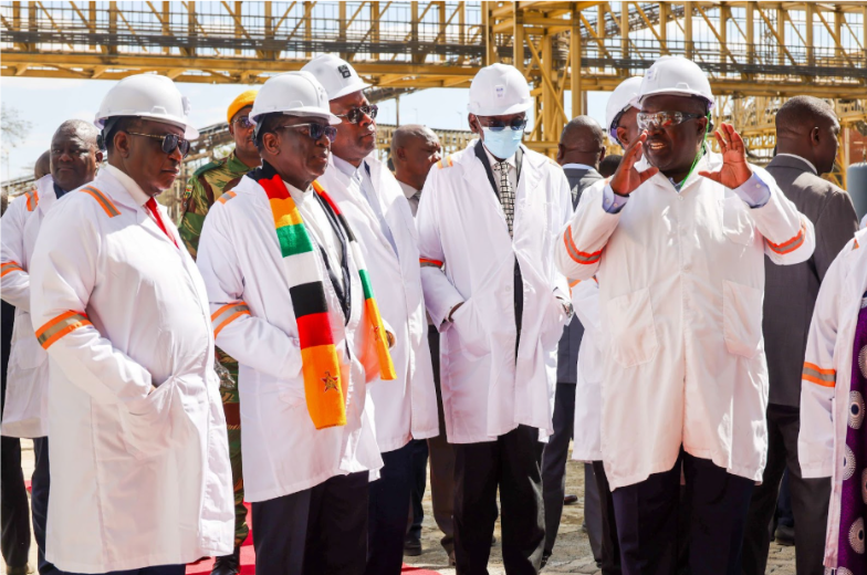 Official commissioning of  the PALPO Technologies Plant at Bindura University.